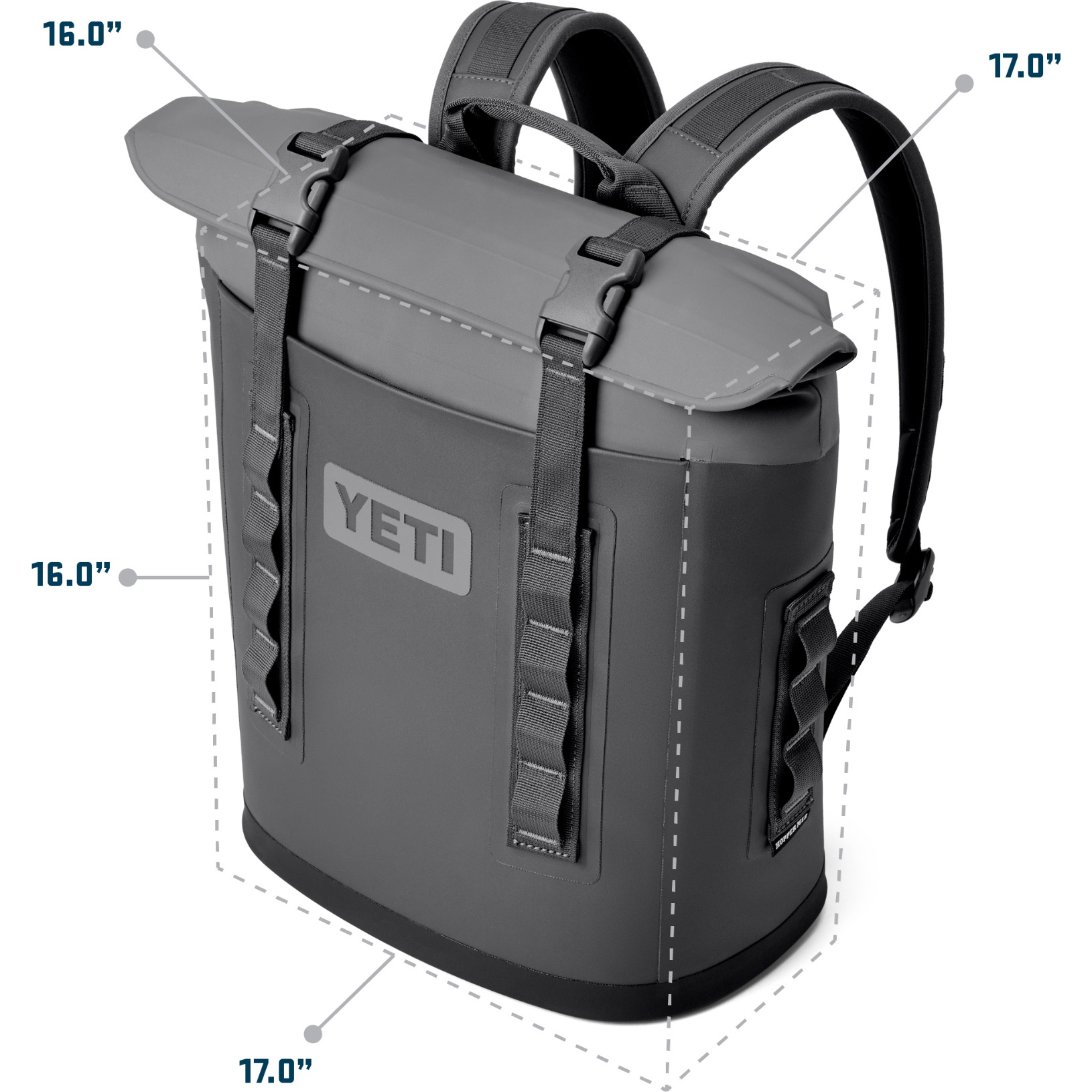 2026 YETI Hopper M12 Backpack Cooler 70000002069 - Big Wave Blue